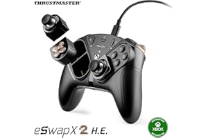 Thrustmaster ESWAP X2 H.E – Modular Gamepad for Esports Games with Anti-Drift H.E.A.R.T. (Hall Effect) Mini-Sticks – Compatib