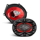 BOSS Audio Systems CH5730 5 x 7 Inch Car Door Speakers - 300 Watts Max, Coaxial, 3 Way, Full Range, 4 Ohms, Sold in Pairs