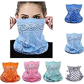 Face Mask Multi Bandana Neck Gaiter Seamless Magic Headband Outdoor Face Scarf for Dust Wind and UV Resistance