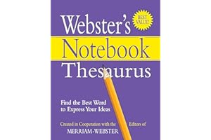 Webster's Notebook Thesaurus - Designed for students - Fits in a 3-ring binder