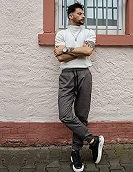COOFANDY Mens Casual Joggers Pants - Cotton