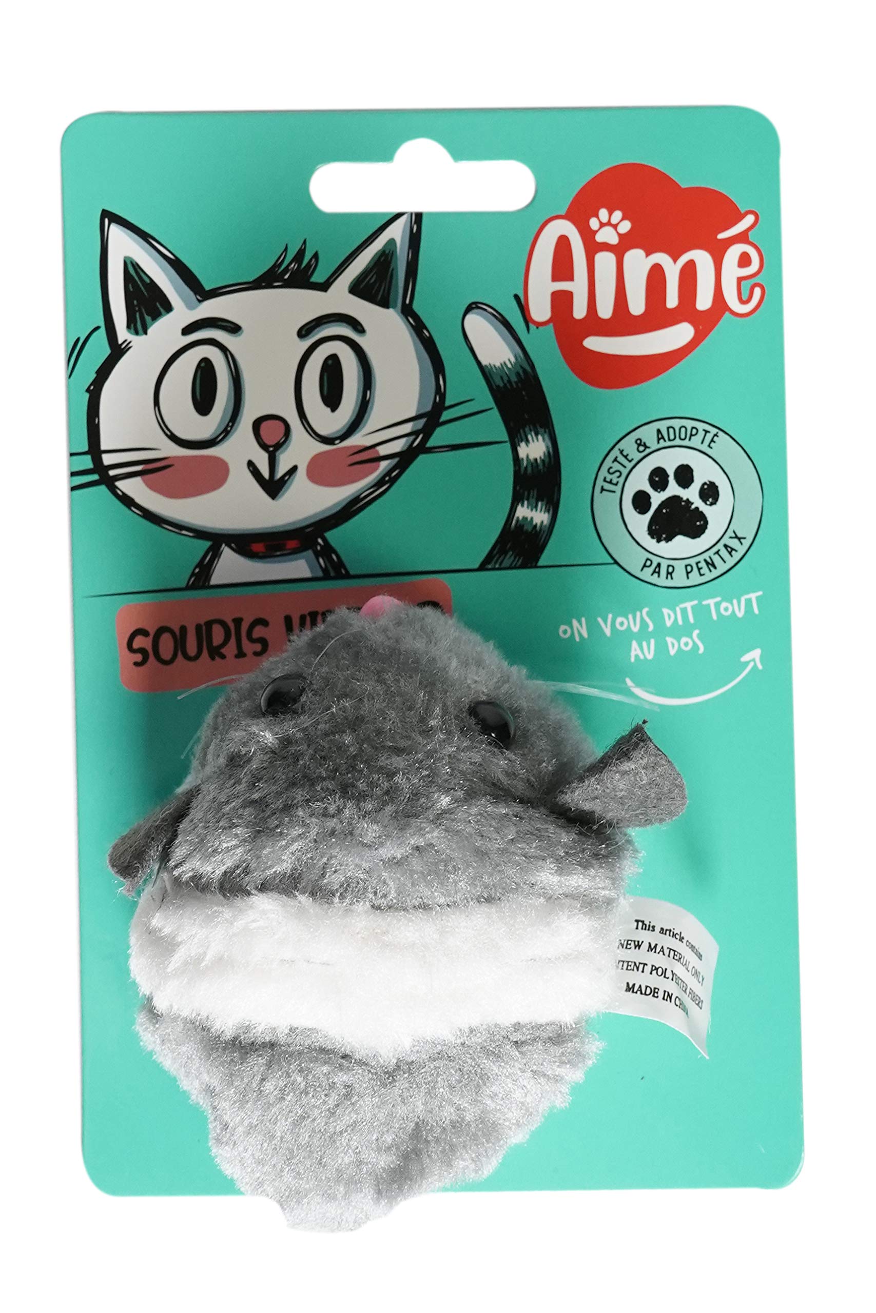 Aime Vibrating Mouse Toy for Cats