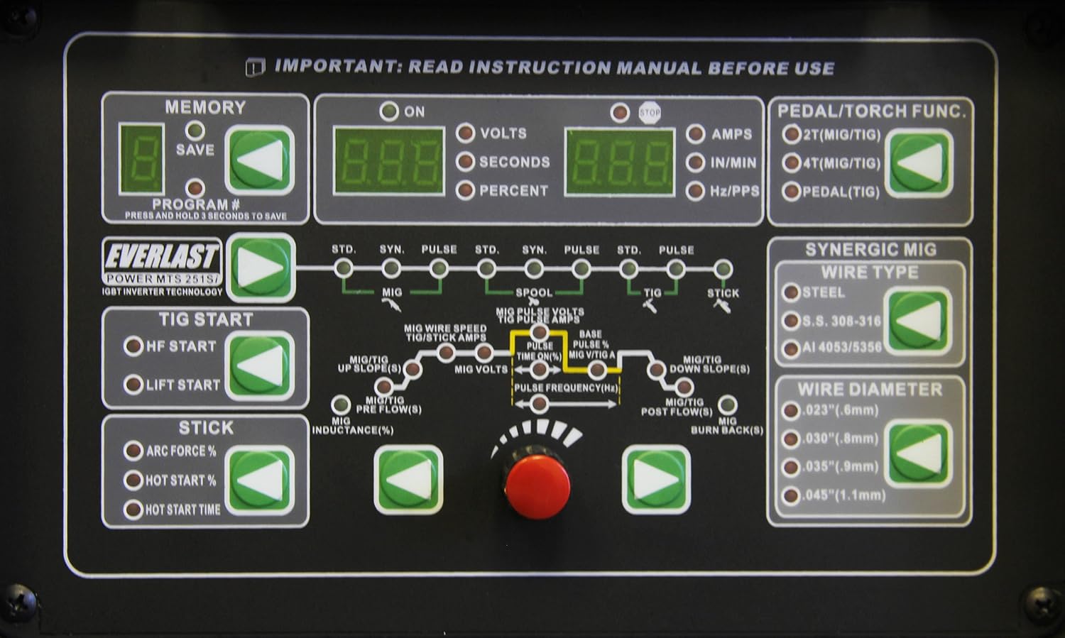 250amp 110v/220v Multi Process Welder 
