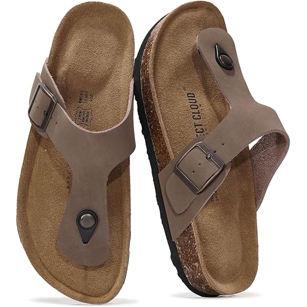 Birkenstock Arizona SFB Ginger Brown Birko Flor Sandals Size 42 EU Soft Footbed Arizona Soft Footbed Birko-Flor in Color Ginger Brown  main image 3