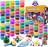 ESSENSON Modelling Clay Set 80 Colours Air Drying Magic Clay for Kids 3-12