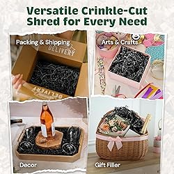 CrinklePak 1LB USA Made Black Crinkle Paper Filler