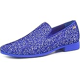 UUBARIS Mens Dress Loafers Tuxedo Suit Slip on Shoes