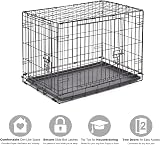 New World 30-Inch Double Door Dog Crate for Medium Dogs 11-18 kg view 3