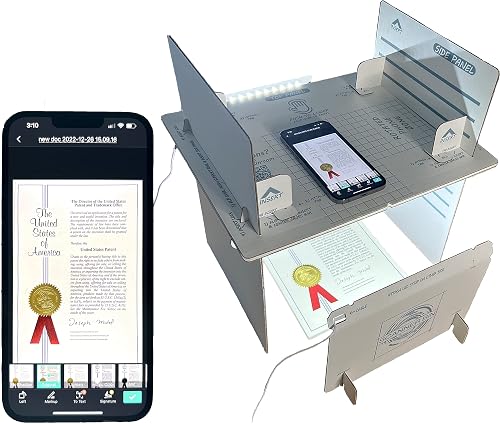 Scanner Bin Pro - Phone Scanner Stand for Photo and Document scanning ...