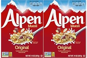 VORAGA Alpen All Natural Muesli Cereal Original -- 14 oz (Pack of 2)