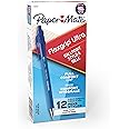 Paper Mate 9560131 Flexgrip Ultra Retractable Ballpoint Pens, Fine Point, Blue Ink, 12-Pack