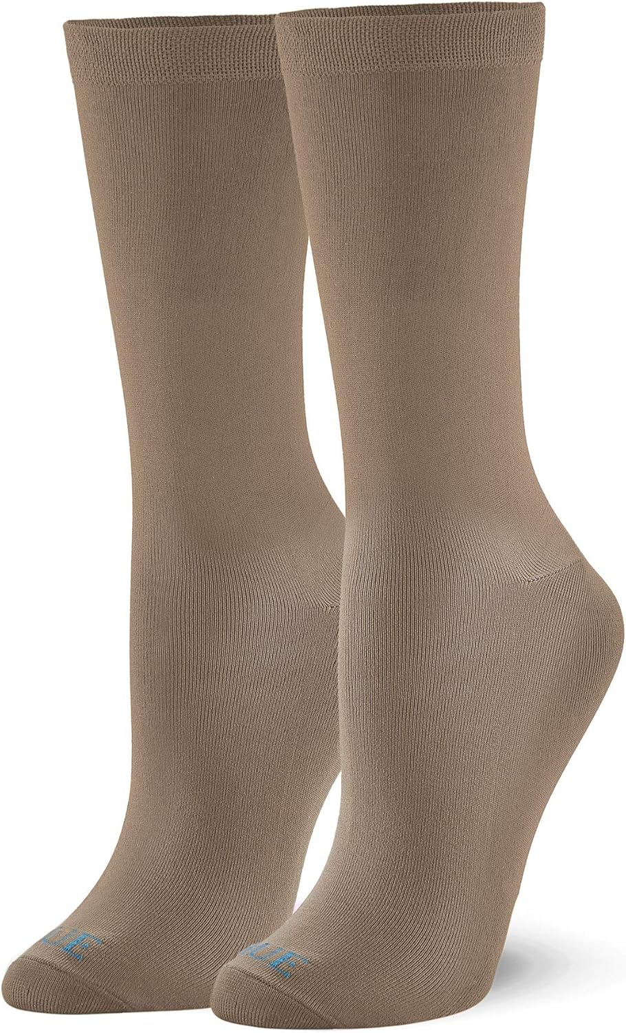 HUE Women's Cushioned Crew Sock Casual, Putty, One Size Amazon.co.uk