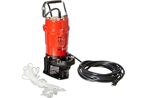 Multiquip ST2040T Electric Submersible Trash Pump with Single Phase Motor, 1 HP, 79 GPM, 2" Suction & Discharge