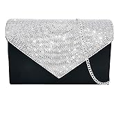 Evening Bags Women Clutch Purse Small Cute Classic Envelop Crossbody Handbag for Formal Wedding Party with Detachable Chain