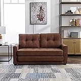 ERYE 3 in 1 Upholstered Futon Sofa Loveseat