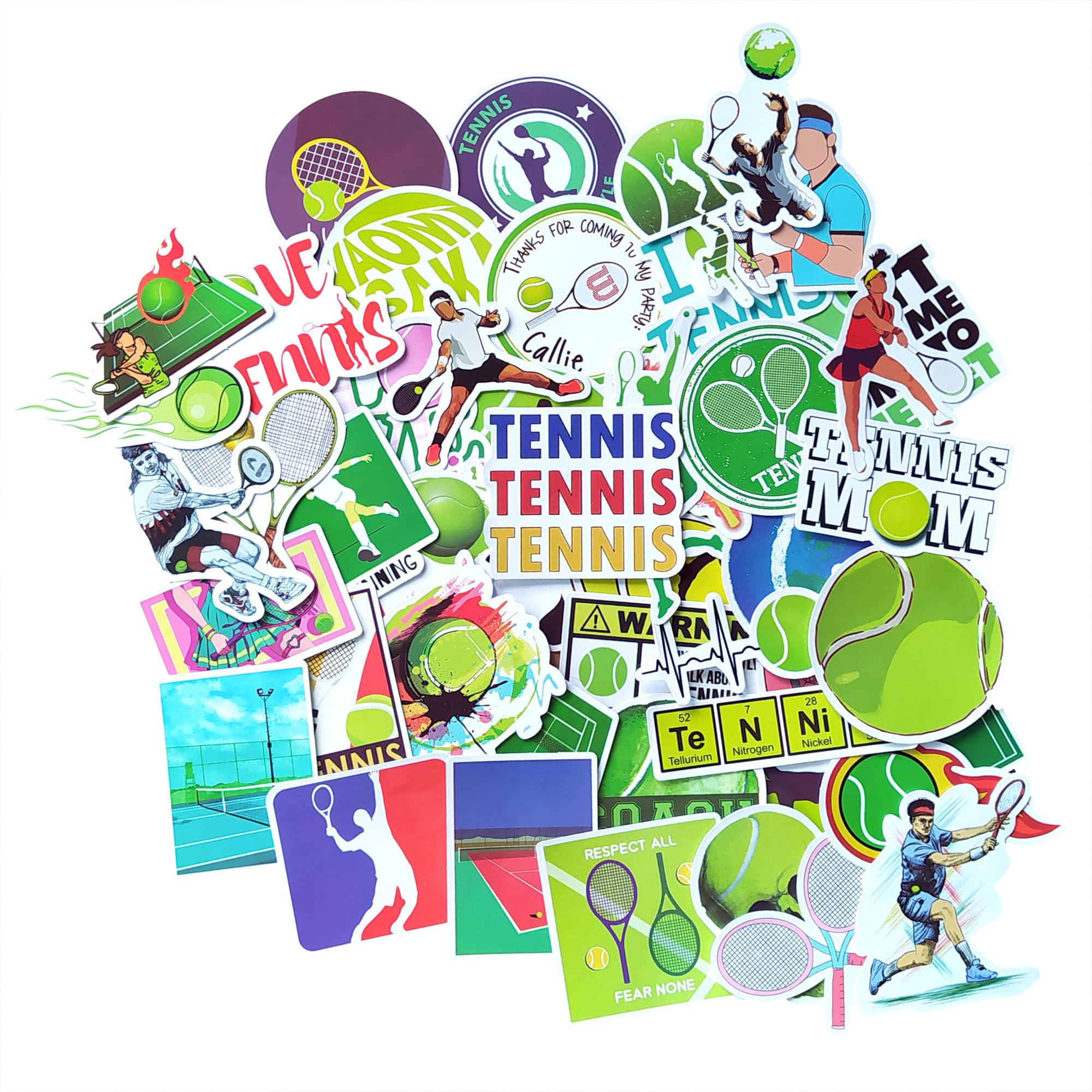 Tennis Stickers Laptop Stickers Aesthetic Scrapbook Stickers Cute Stickers Sticker Pack Suitcase Stickers Vinyl Stickers Waterproof Stickers Sports Stickers Bumper Stickers Tennis Gifts Decal Sticker