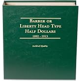 Littleton Coin Company 1892-1915 Barber Half Dollar Album Coin Storage