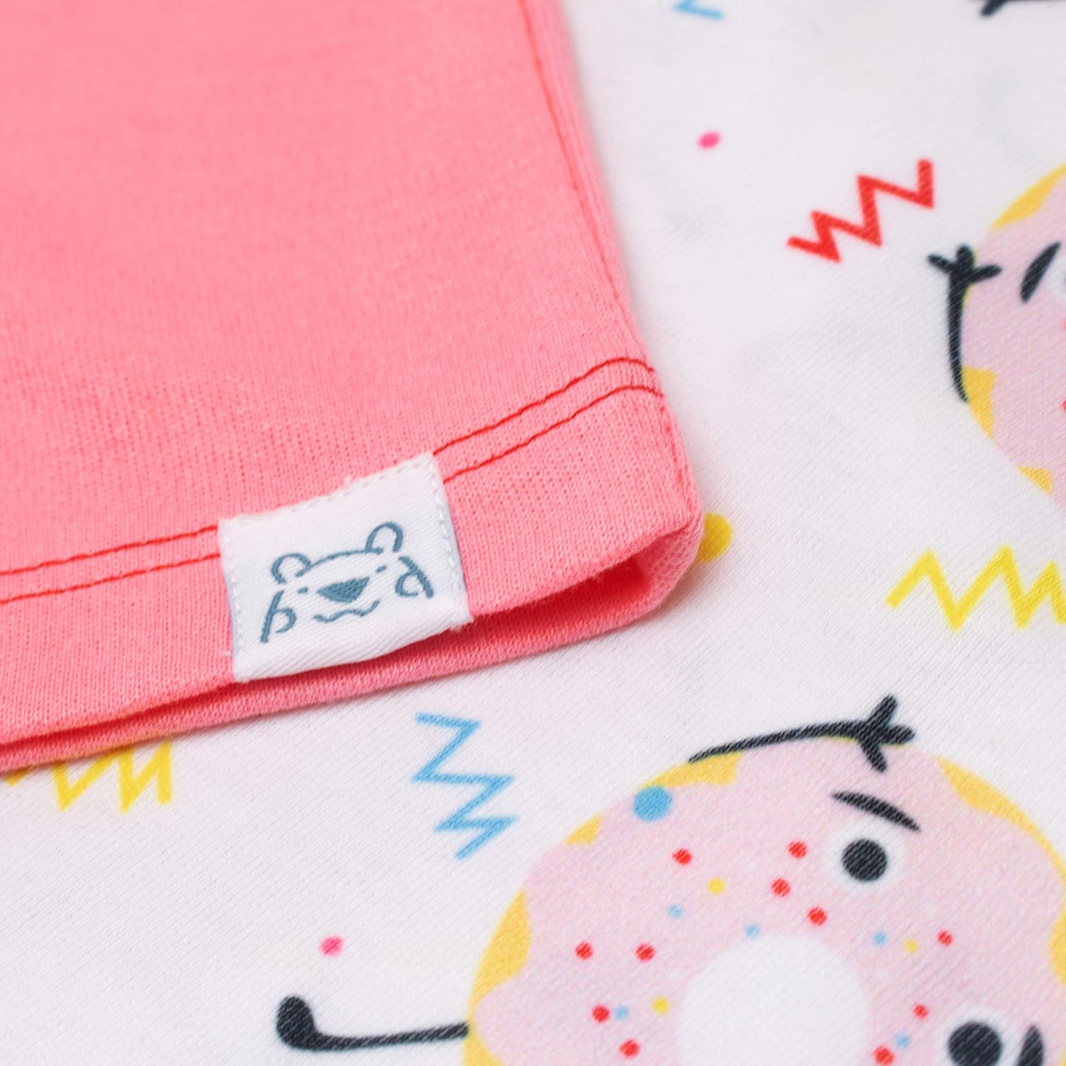 Harry Bear Girls Pyjamas Doughnut Pink 5-6 Years - Image 5