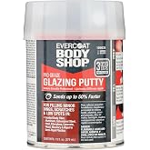 Evercoat Body Shop 105035 Pro-Grade Glazing Putty for Filling Minor Dings, Scratches and Low Spots in Aluminum, Fiberglass &amp; More, Easy Mix Hardener Included 13 Fl Oz.