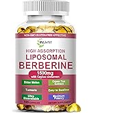 Berberine with Ceylon Cinnamon - Berberine Supplement 1500mg with Bitter Melon Turmeric for Metabolism, Immune &amp; Digestive Health - High Absorption Extra Strength Berberine Softgels - Vegan, Non-GMO
