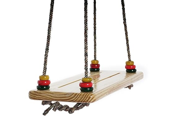 CuddlyCoo Wooden Board Swing for Home and Garden
