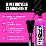 Muc-Off 8 in 1 Bike Cleaning Kit Nano Tech Cleaner Brushes Tub view 2