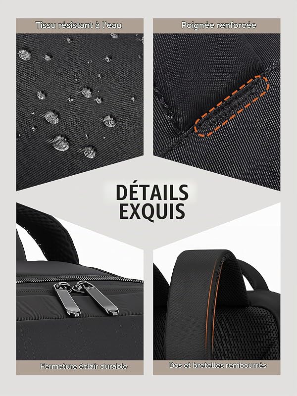 sac a dos voyage cabine avion 40x30x20 Extensible 24-30L Ryanair