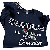 Spring Edition Stars Hollow Embroidered Gilmore Fan Sweatshirt, Lukes Diner Spring Sweater, Girls Fan Spring Edition Crewneck Sweats