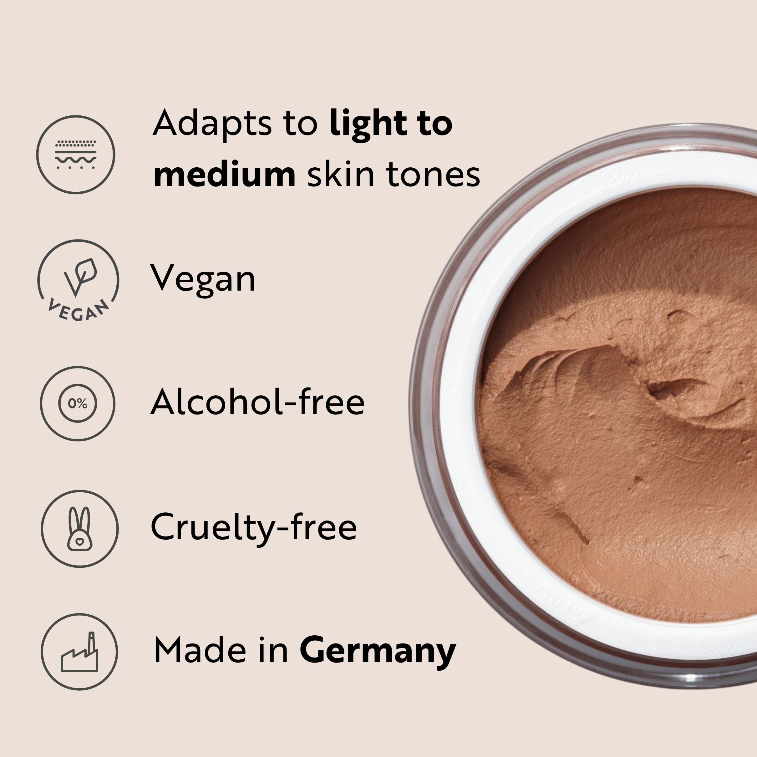 M. Asam Magic Finish Make-Up Mousse (1.01 Fl Oz) – 4in1 Primer, Foundation, Concealer & Powder With Buildable Coverage, Hides Redness And Dark Spots, Vegan, For Light To Medium Skin Tones