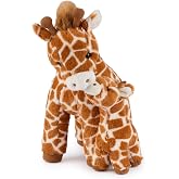 GUND Solana 10-Inch Giraffe with Calf 2-in-1 Plush Toys for Ages 0+ | Soft Inspire Tactile Sensory Details Inspire Nurturing and Self-Soothing Skills For Early Pretend Play, Sized for Travel Play
