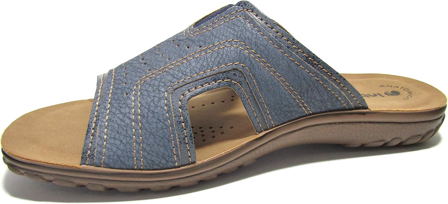 inblu FN000092 Ciabatte Uomo Estive Sportive Blu Pantofole Scarpe e borse  tomorrowshope.tv