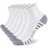 Airacker Athletic Quarter Socks with Cushion