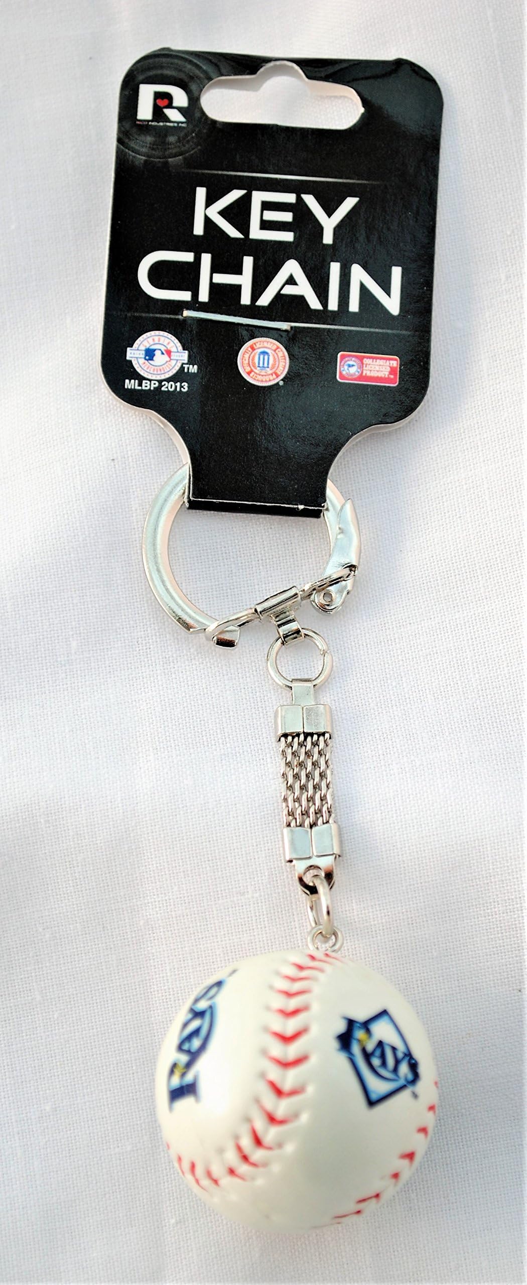 Tampa Bay Rays Baseball Keyring