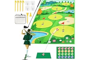 AIGIMU Golf Chipping Game Golf Mat Golf Games for Adults Kids Golf Backyard Game Golf Hitting Mat Indoor Outdoor Games | Golf Mat for Family