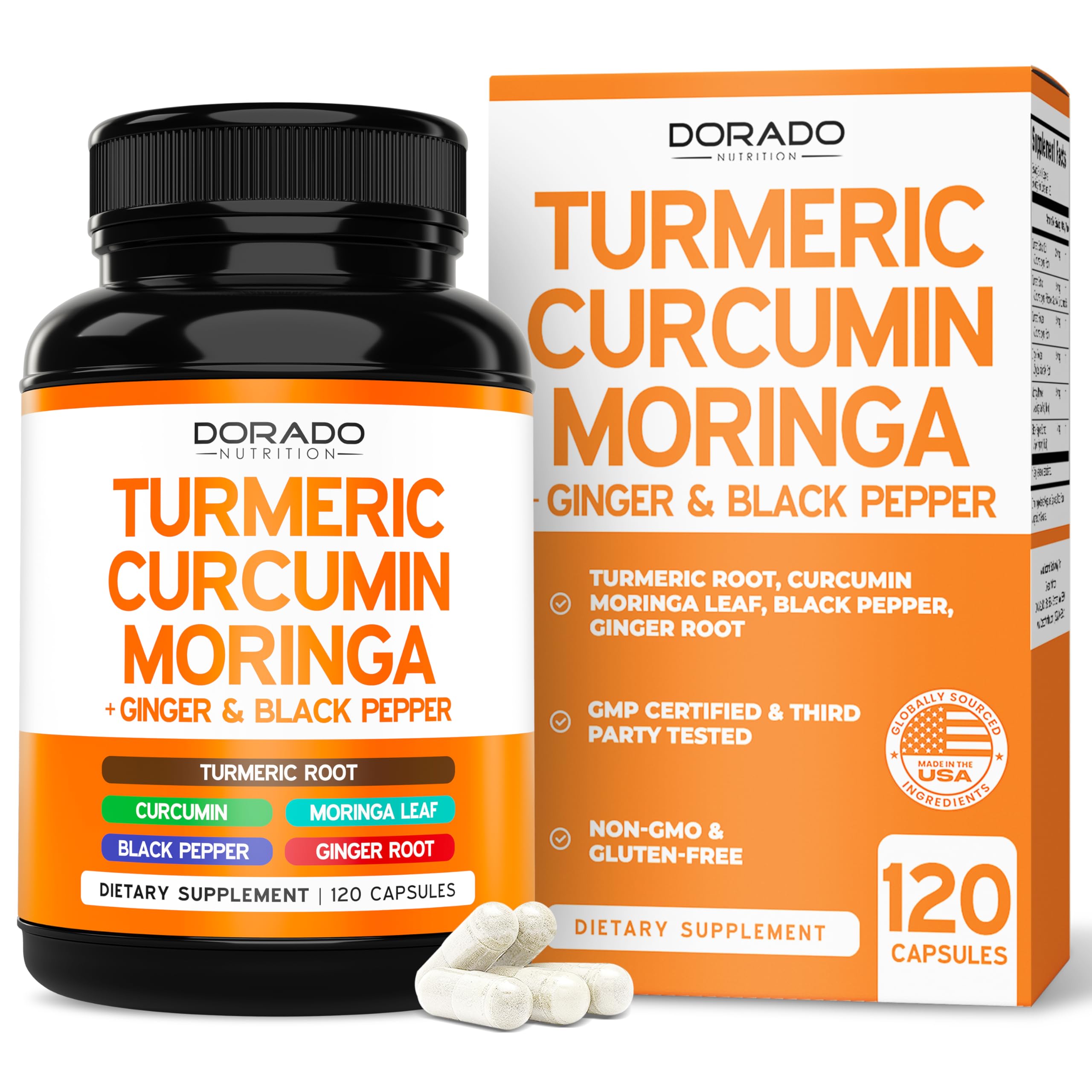 Turmeric Curcumin Supplement with Black