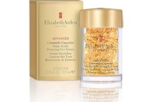 Elizabeth Arden Advanced Ceramide Eye Serum Capsules, Anti-Aging Skincare for Wrinkles & Crow's Feet, Fragrance-Free, Gift for Women, 60 count