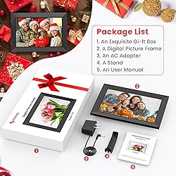 Frameo 10.1 Inch Digital Picture Frame, Smart WiFi