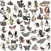 Ceenna 100 Pcs Enamel Pins Bulk Lapel Pins Brooches Decoration Gift for Backpack Clothes Women Badge Jewelry