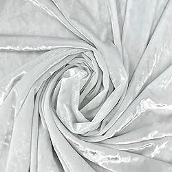 Ice Fabrics Stretch Crushed Velvet Fabric by The