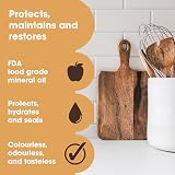 Furniture Clinic Chopping Board Maintenance Kit 250ml Oil 250ml Conditioner view 2