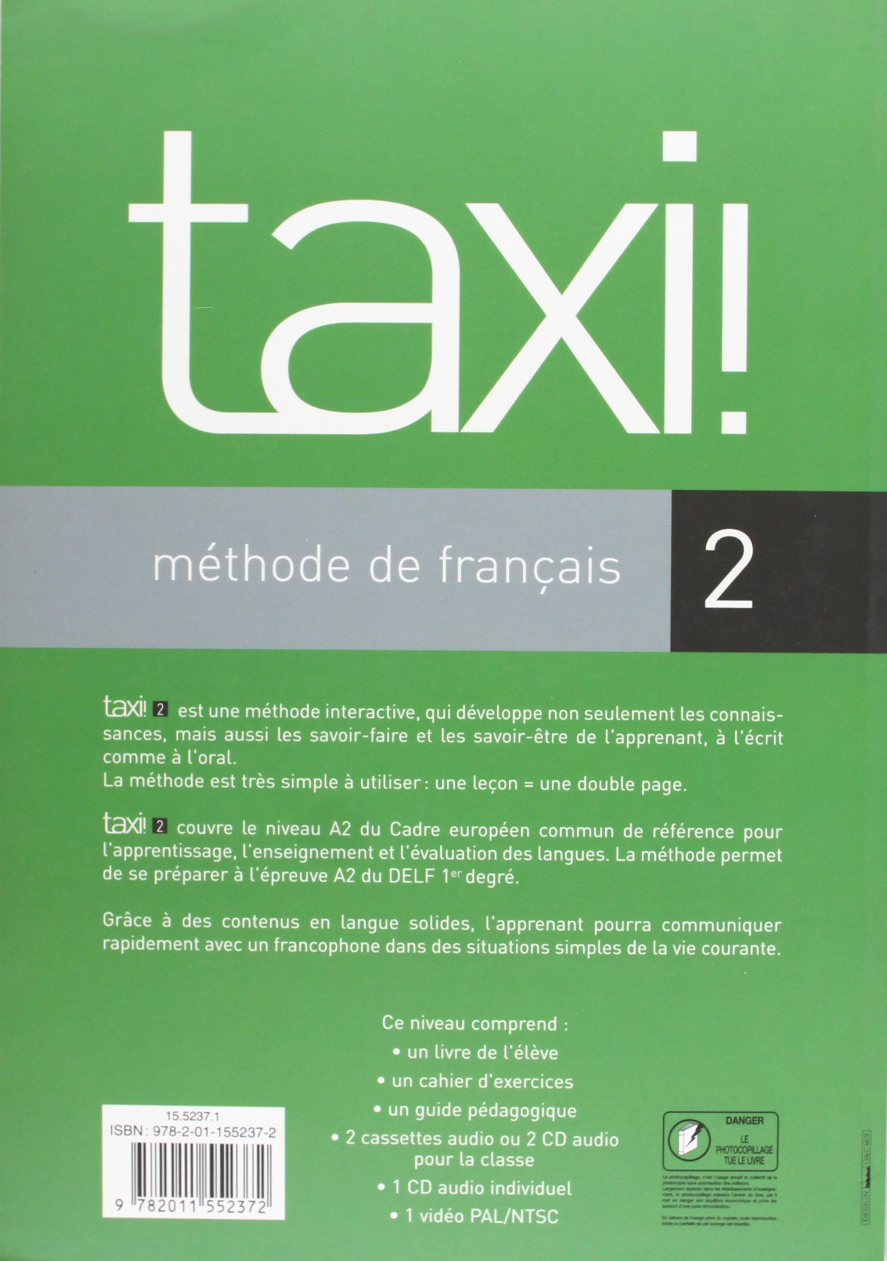 Taxi Niveau 2 Livre De L Eleve English And French Edition