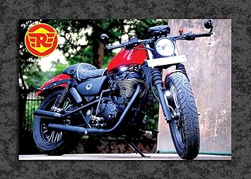 Tamatina Bike Wall Poster Royal Enfield Hd Quality Poster