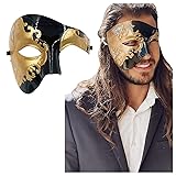 Half Face Masquerade Mask For Men Phantom Of The