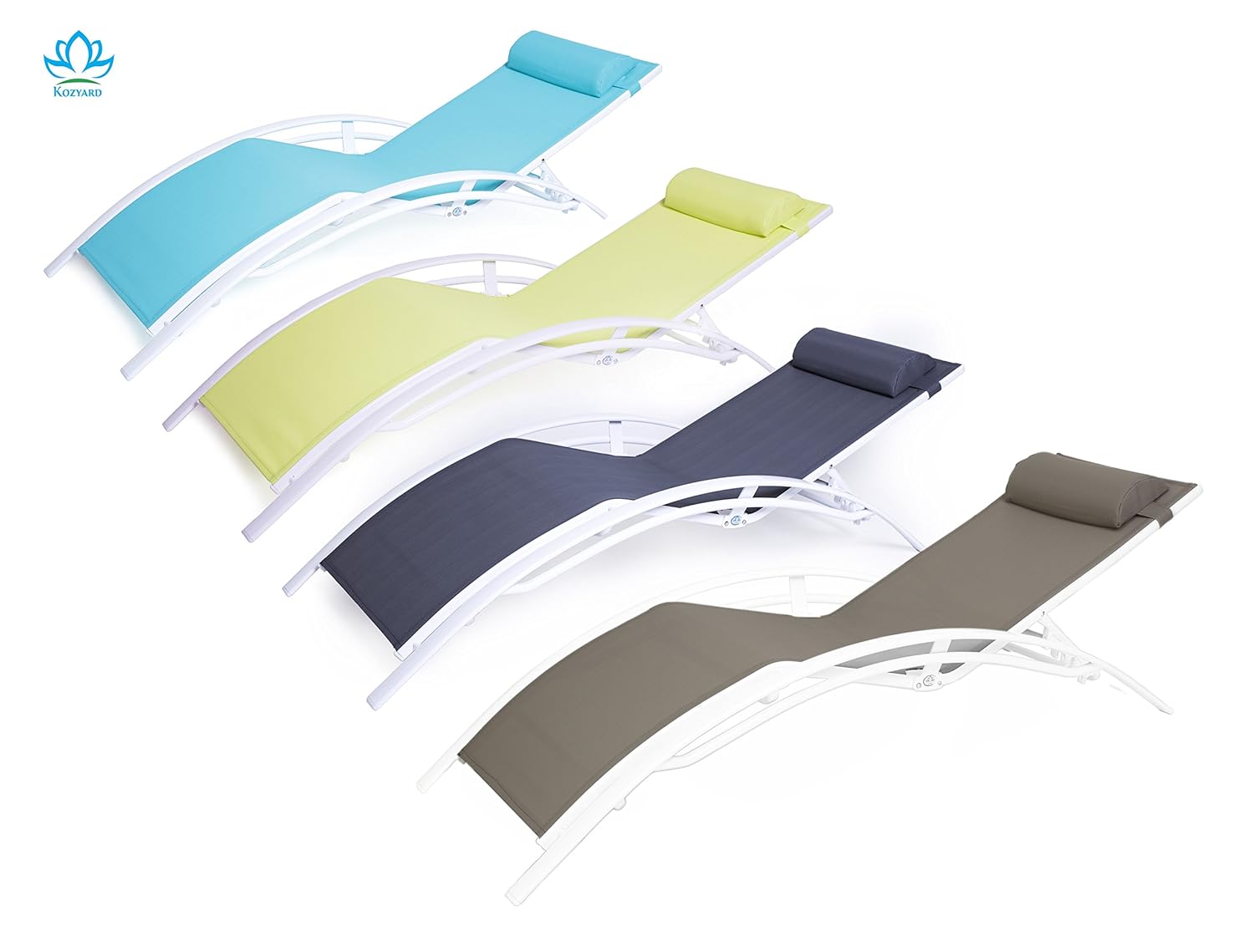 Amazoncom Kozyard KozyLounge Elegant Patio Reclining Adjustable