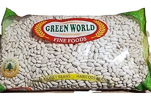 White Kidney Beans (Dried) 4 lbs 1.82 KG Product of Argentina - Haricots Blancs. Plant-based Protein