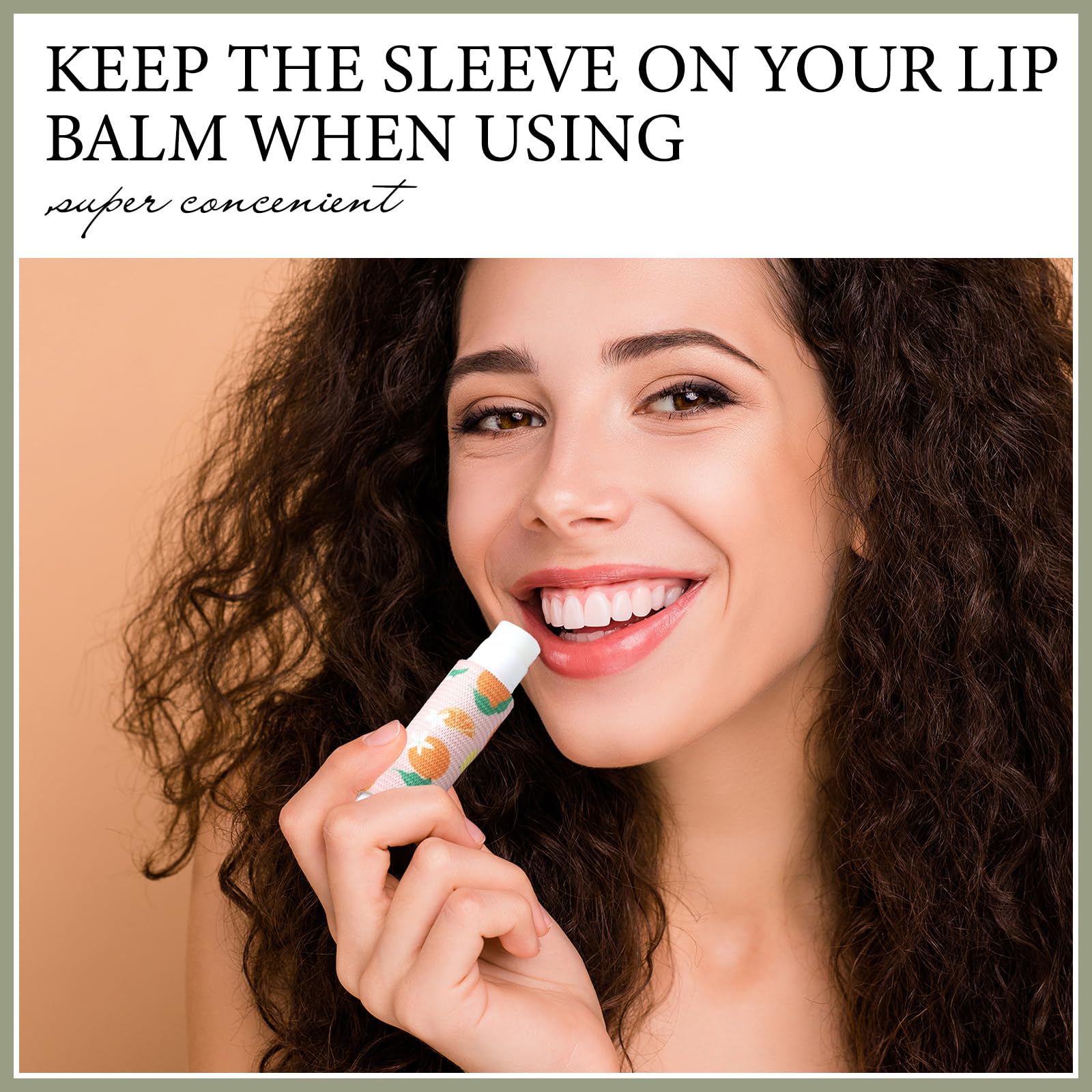 Sureio 10 Pack Lip Balm Holder Keychain Compact Clip On lipstick Lip Gloss Holder Keychain Elastic lipstick Sleeve Clip(Vintage Style)