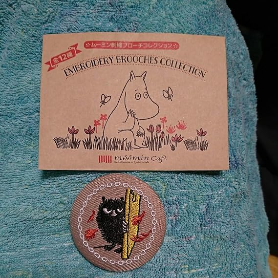 Amazon ムーミン刺繍ブローチコレクション Eスティンキー ブローチ 通販
