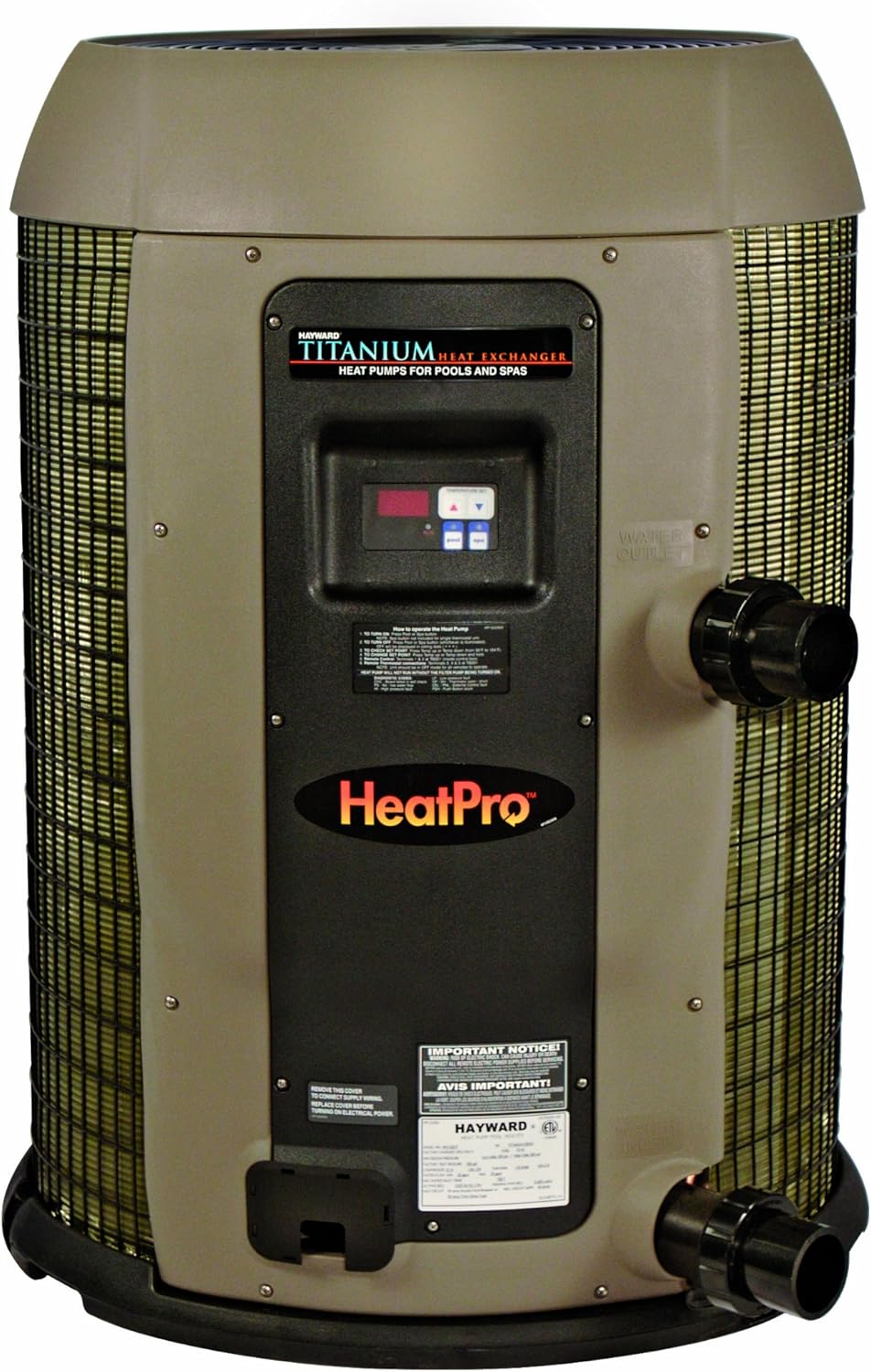 Hayward HP11003T HeatPro Single Thermostat 112000BTU Pool Heat Pump Swimming
