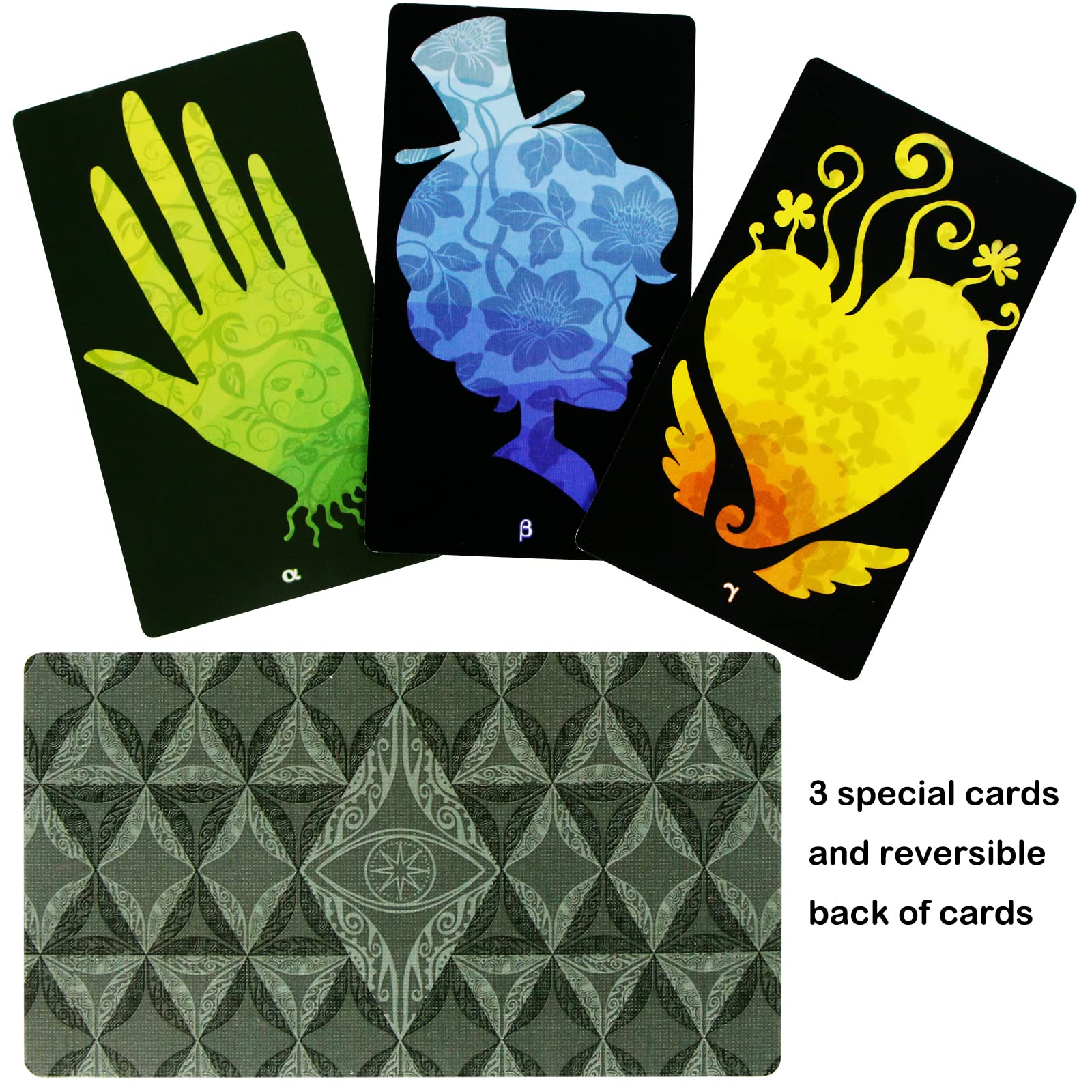 mrdiyshisha Silhouettes Tarot Deck - 83 Tarot Cards with Guidebook for Beginners (Include 5 Special Cards), Follow Rider-Waite-Smith Tarot System, Standard Size: 4.75