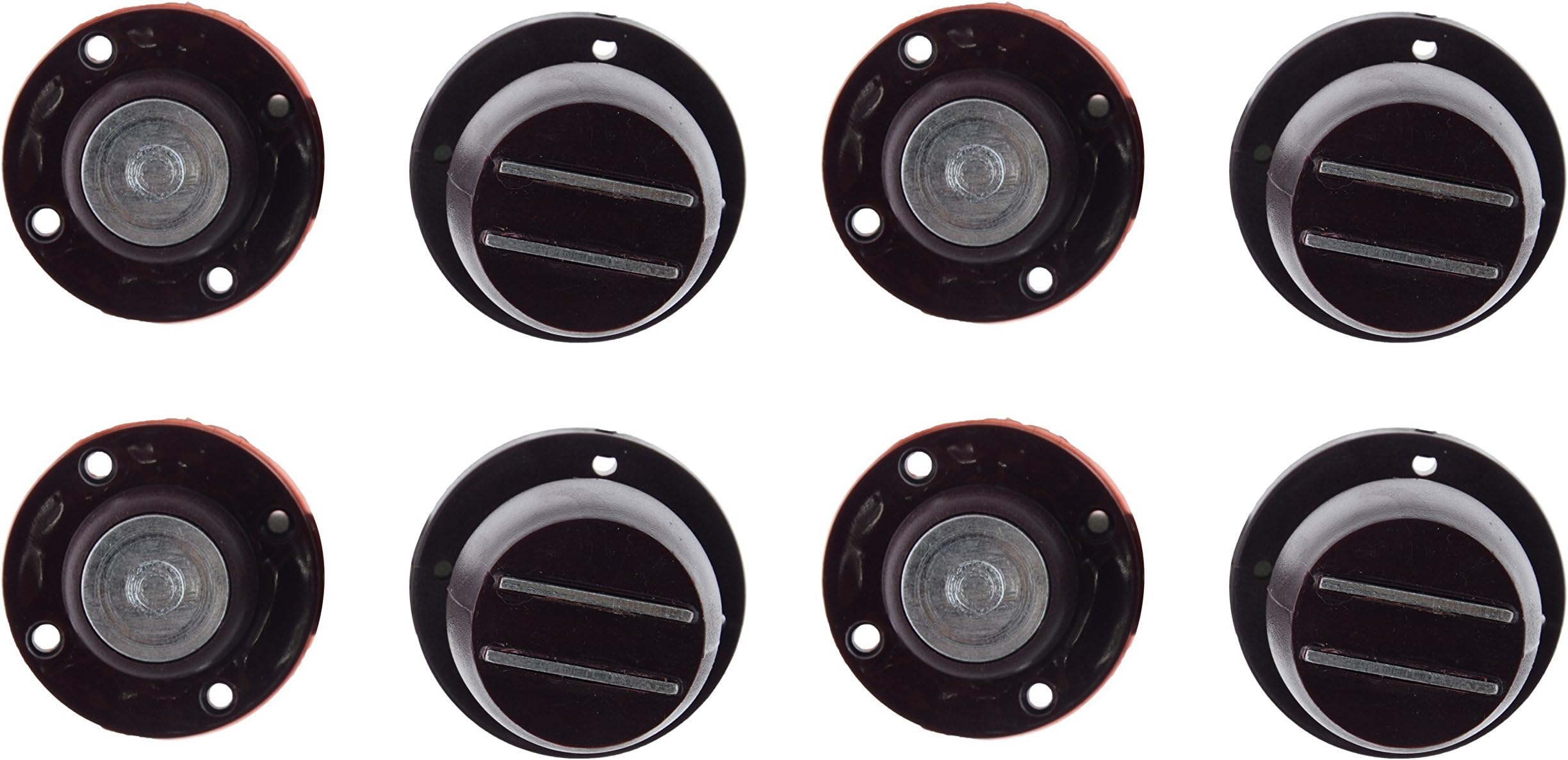 Aimtifit Plastic Door Magnet , 2.5 Inch, Brown - Pack of 4 Pieces